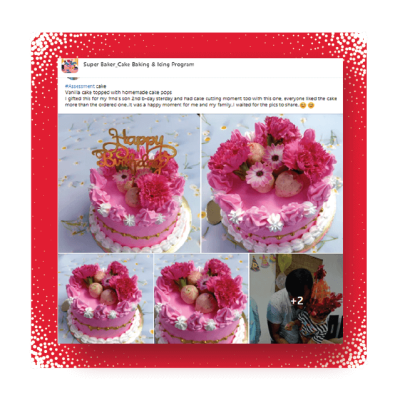 1kg Rose Cake, Super Cake- Online Cake delivery in Noida, Cake Shops with  Midnight & Same Day Delivery